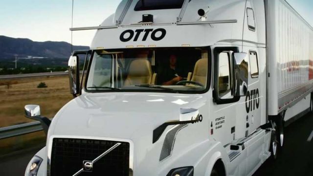 Otto and Budweiser self-driving-truck