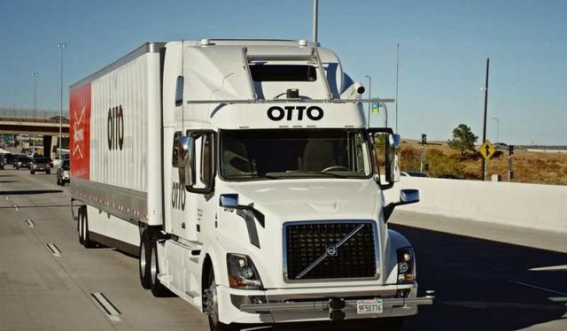 Otto and Budweiser self-driving-truck