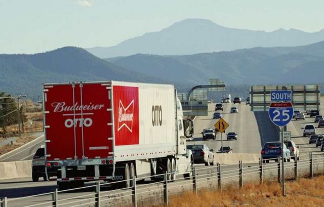 Otto and Budweiser self-driving-truck
