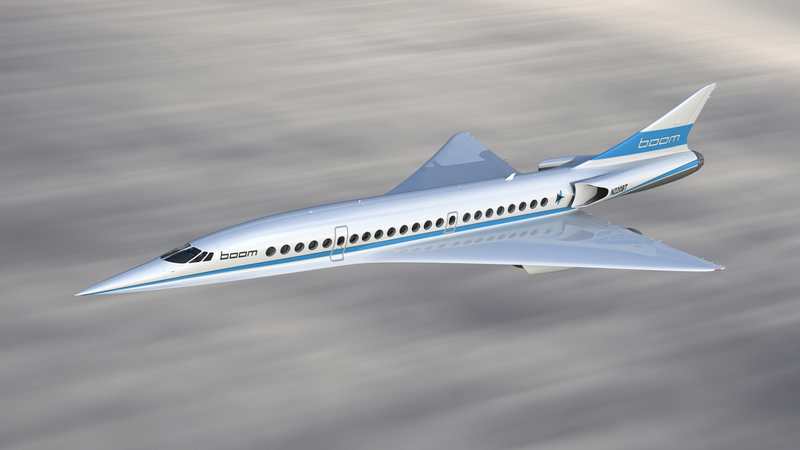 Boom supersonic passenger aircraft