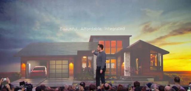 Elon Musk unveiled his brand new Solar Roof 