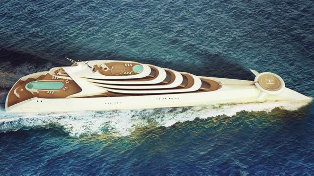 L’Amage 190 meters futuristic Superyacht 1