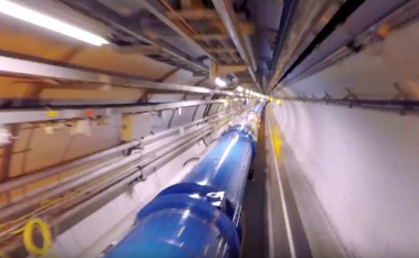 Robot Trains are Monitoring the LHC tunnel 1