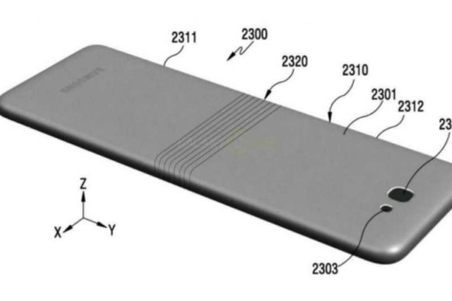 Samsung’s patent of a Foldable phone