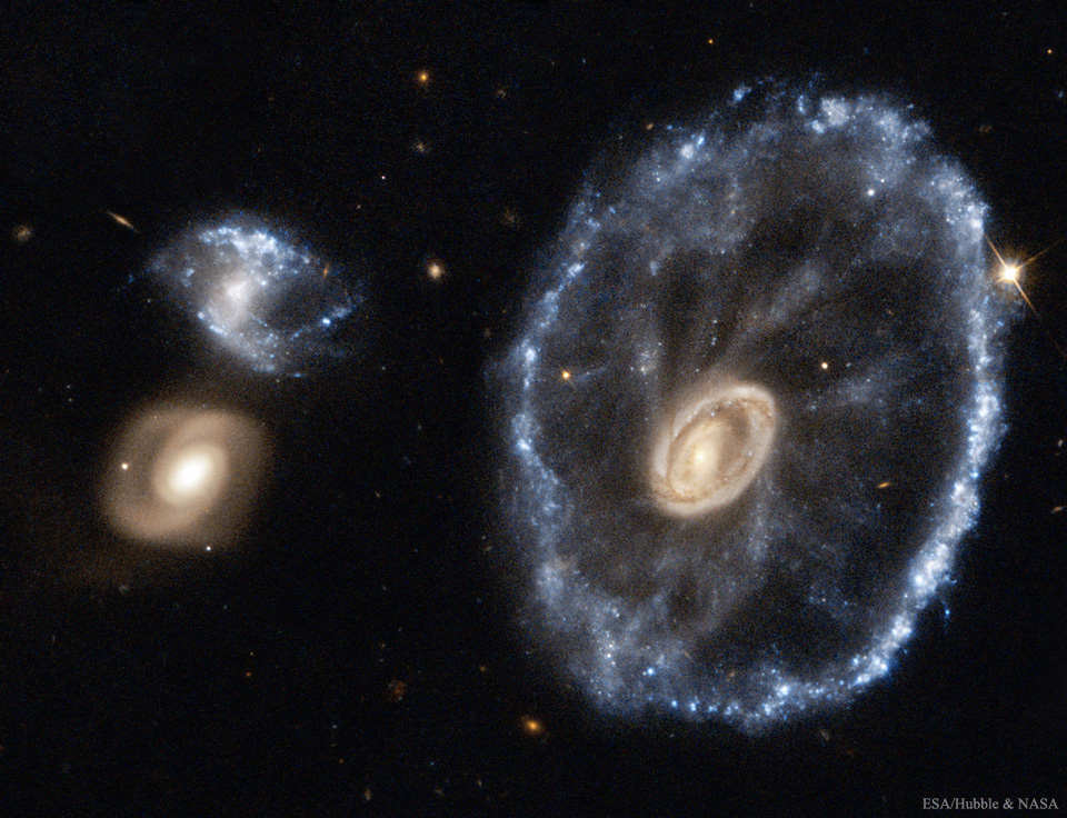 Cartwheel Galaxy from Hubble 1