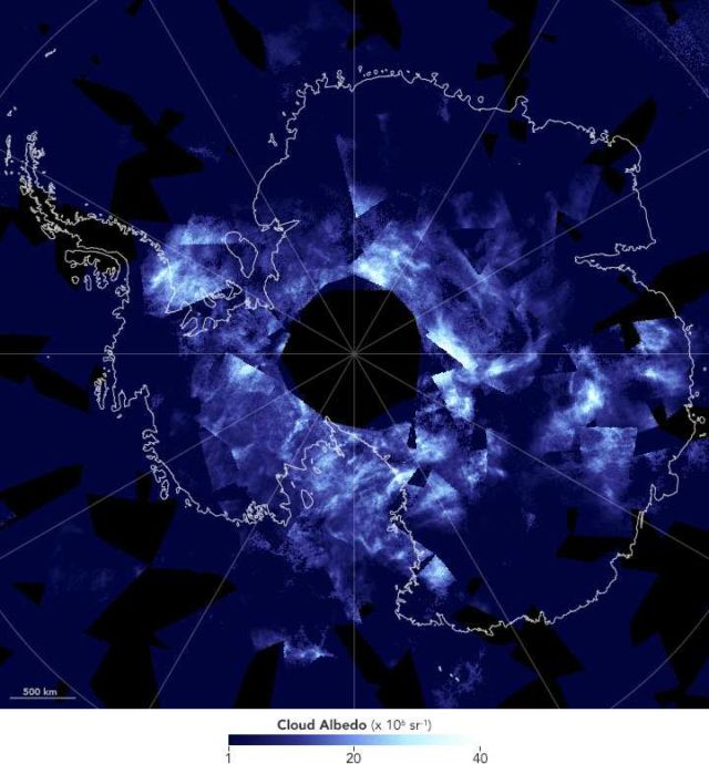 Glow-in-the-Dark Clouds in Antarctica