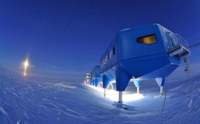 Relocation of Halley Research Station in Antarctica