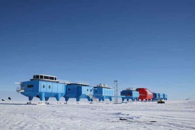 Relocation of Halley Research Station in Antarctica