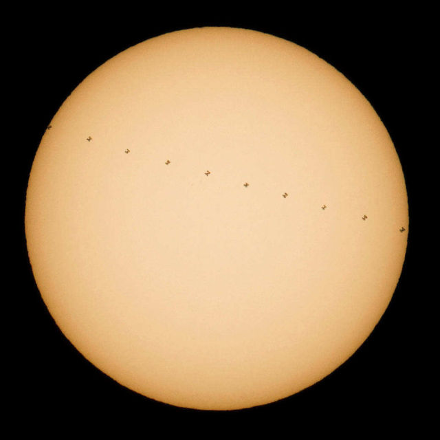 Space Station Solar Transit 1