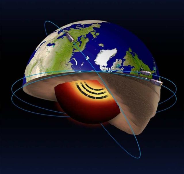 Accelerating Jet Stream in Earth’s Core