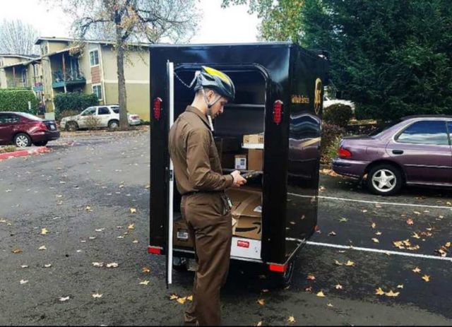 UPS unveils first e-bike delivery