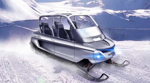 Whitefox four-seater Snowmobile 