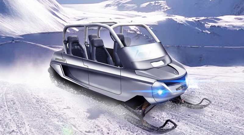 Whitefox four-seater Snowmobile (5)