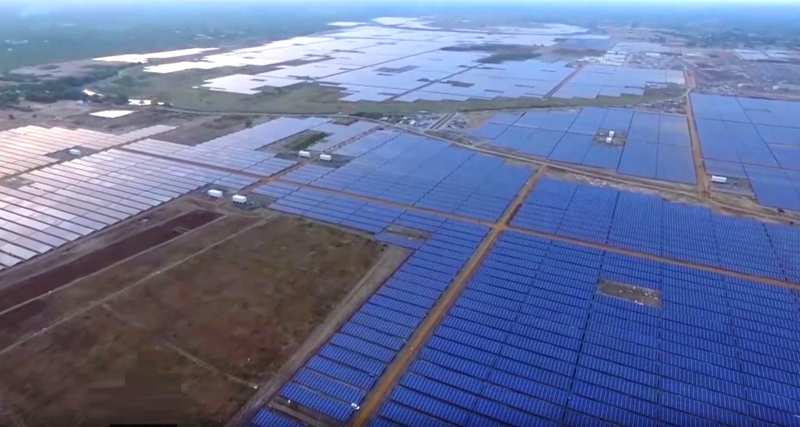 World’s largest Solar Power Plant unveiled in India 1