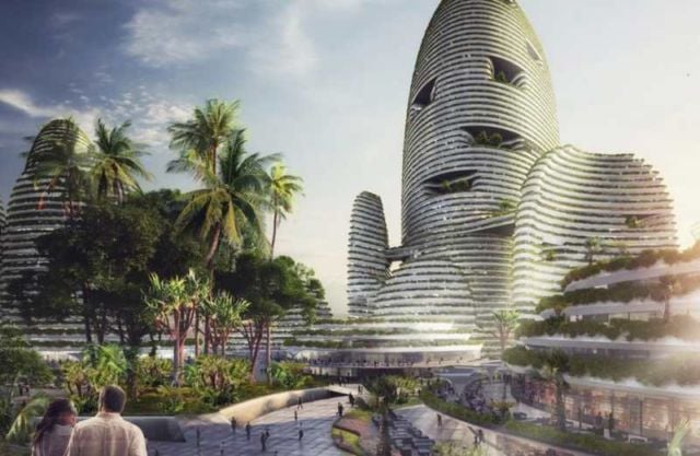 Forest City - futuristic new city in Malaysia (5)
