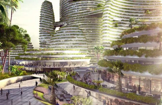 Forest City - futuristic new city in Malaysia (3)