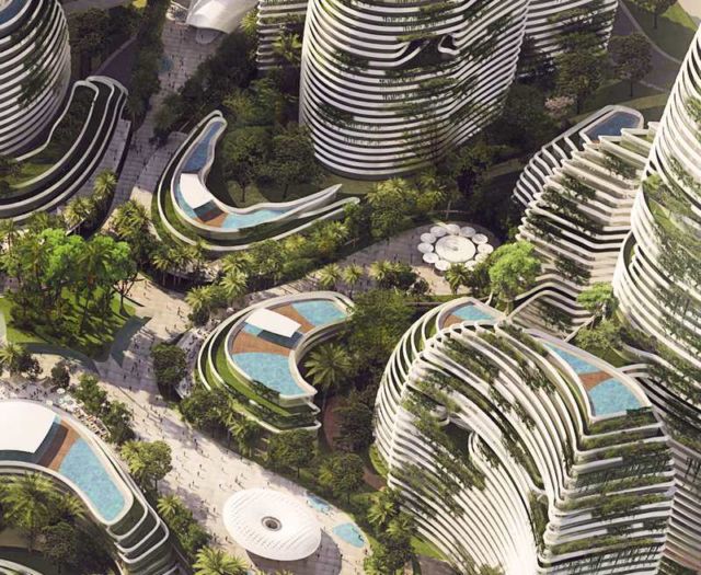 Forest City - futuristic new city in Malaysia (2)