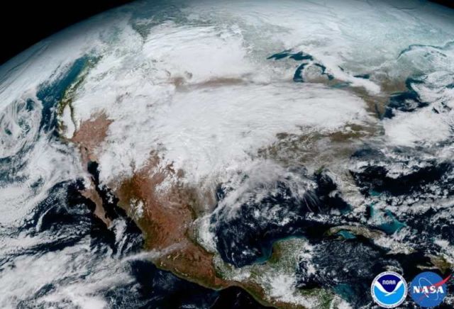 GOES-16 Weather Forecasting Satellite spectacular 1st Images