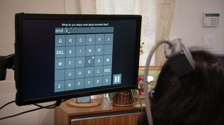 Brain-controlled Typing for people with Paralysis