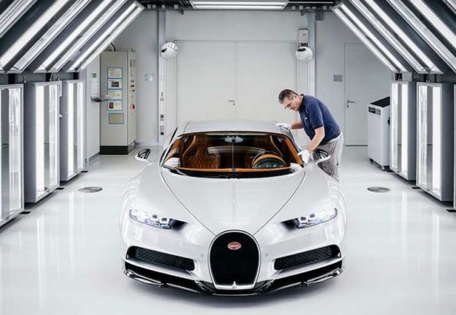 Bugatti Chiron at Molsheim production facility