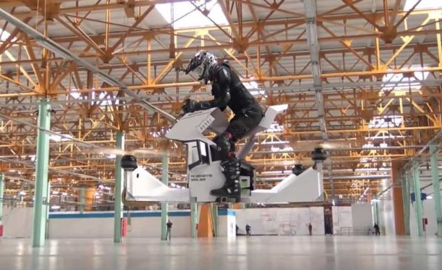 Hoverbike Scorpion-3 first Flight