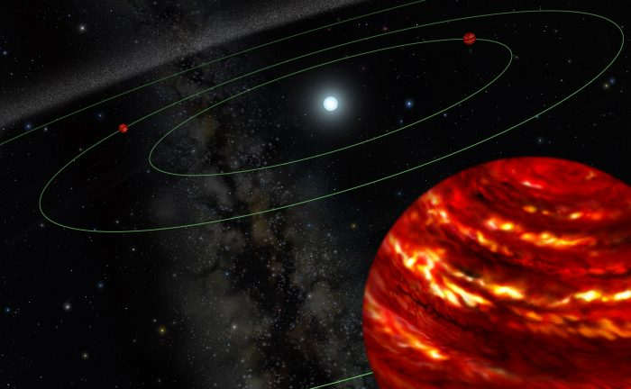 Incredible Images of a Four Planet System