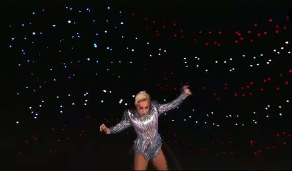 Lady Gaga Show wad 300 'Shooting Star' Drones