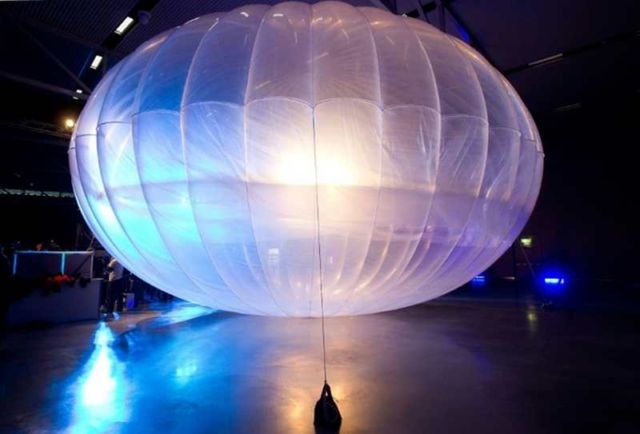 Google Project Loon's balloon