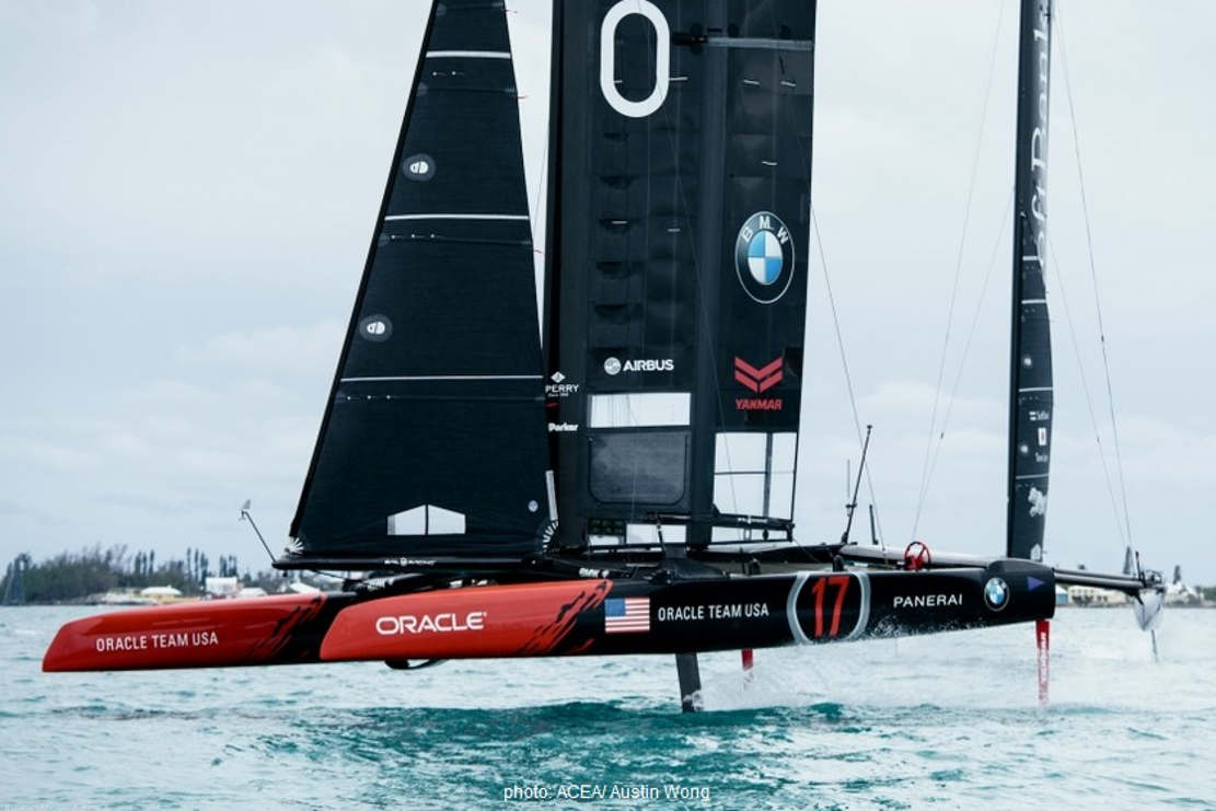 Oracle Team's new America’s Cup Class boat (1)
