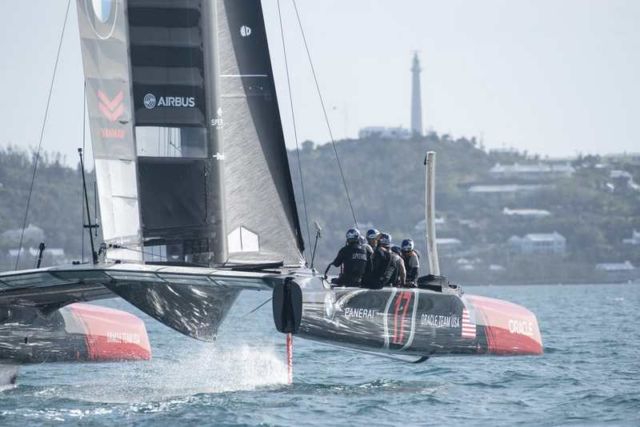Oracle Team's new America’s Cup Class boat (3)