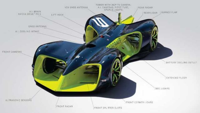 Robocar driverless electric race vehicle (2)