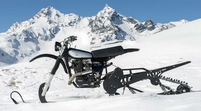Yamaha HL500 NLO Snow Utility bike
