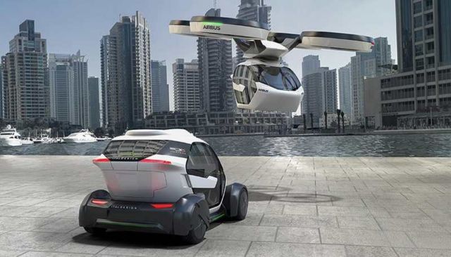 Airbus Pop.Up Modular Flying Car concept