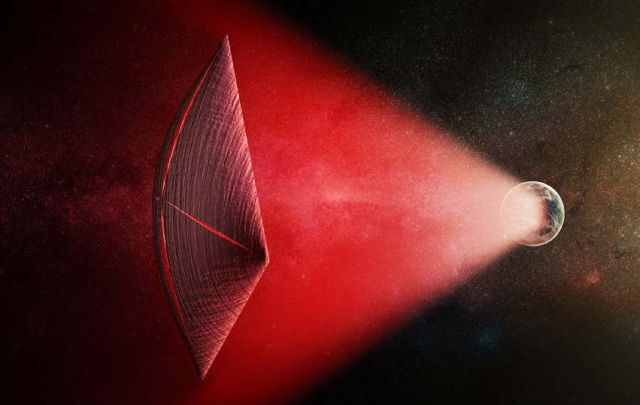 Could Radio Bursts be Powering Alien Spaceships