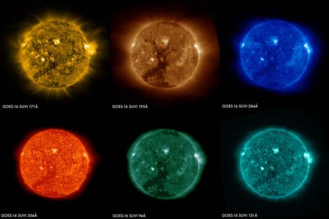First Solar Images from NOAA's GOES-16 Satellite