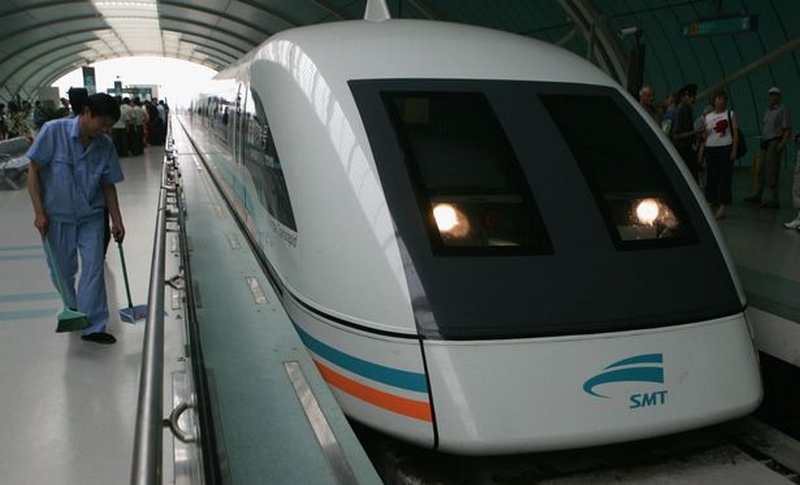 Maglev train in China