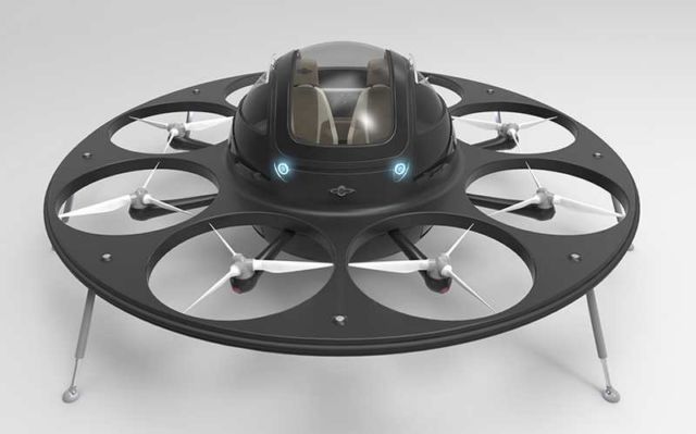 Jet capsule IFO two-seater drone (5)