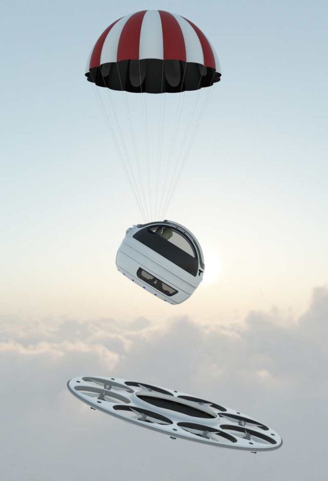 Jet capsule IFO two-seater drone (1)