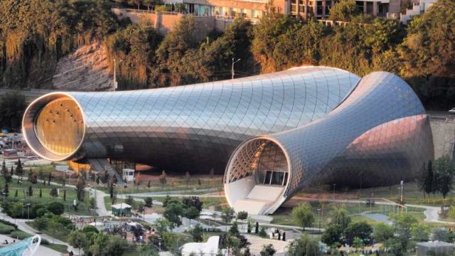 Rhike Park - Music Theatre and Exhibition Hall in Georgia