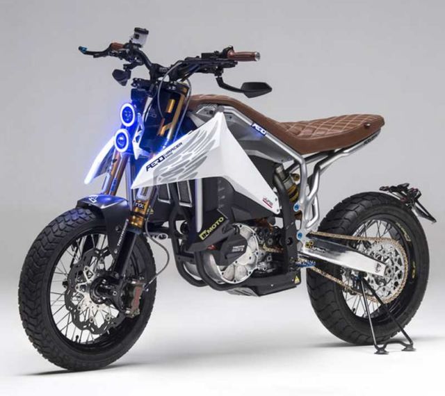 Aero E-Racer Motorcycle 