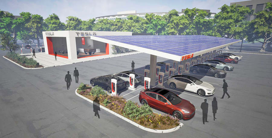 Tesla is doubling its Supercharger network this year