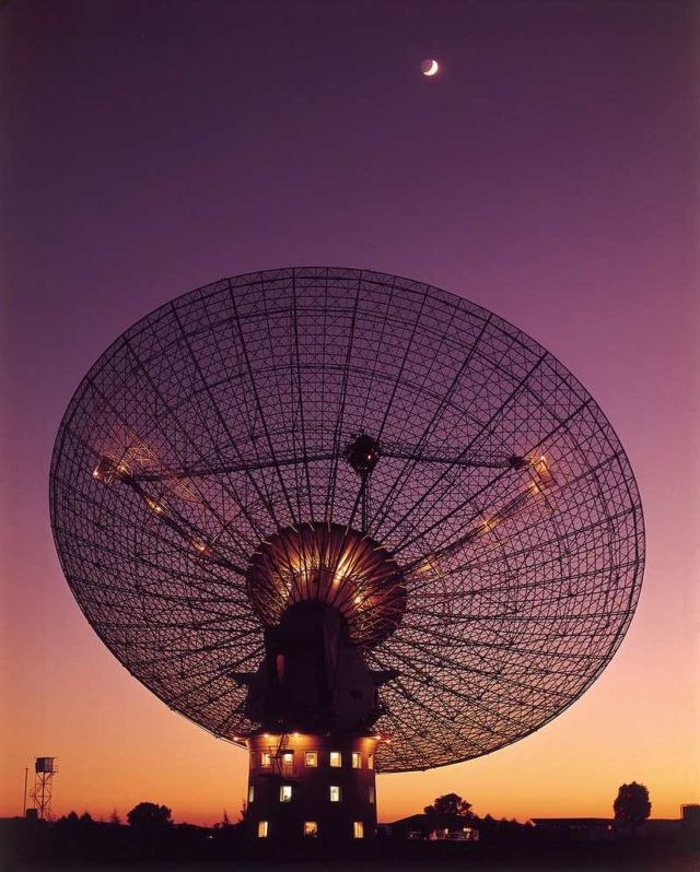 The 64-meter radio telescope at Parkes Observatory