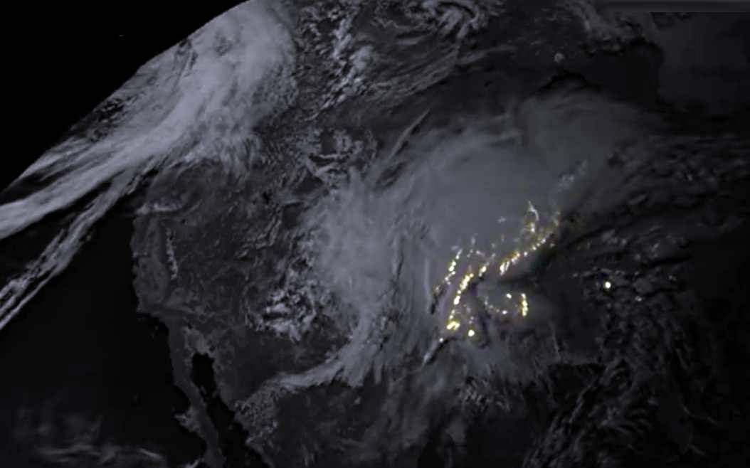 New Satellite's Lightning Imagery from Severe Storms