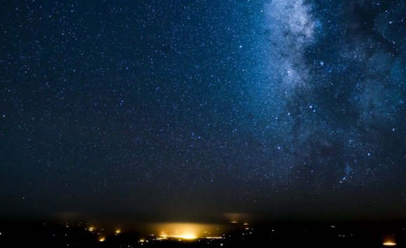 The Milky Way Shot From An Airliner Cockpit - Timelapse 