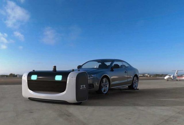 The first Outdoor Valet Parking robot 