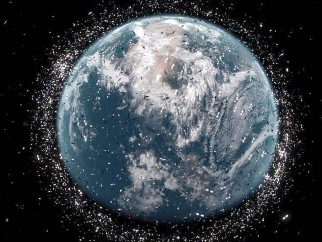 The volume of Space Junk around Earth has hit a critical point 