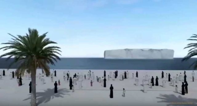 UAE will drag an Iceberg from Antarctica