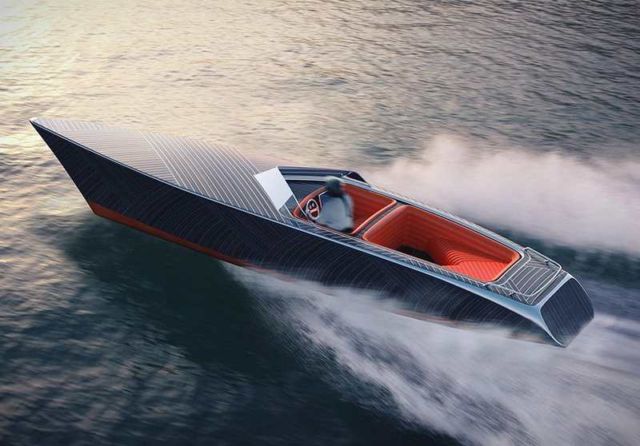 Zebra Electric speedboat