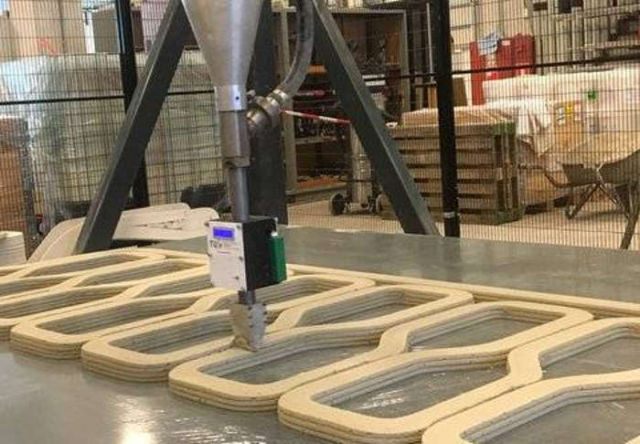 3D Printed Reinforced Concrete Cycling Bridge