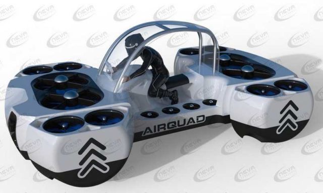 AirQuadOne Flying Car concept